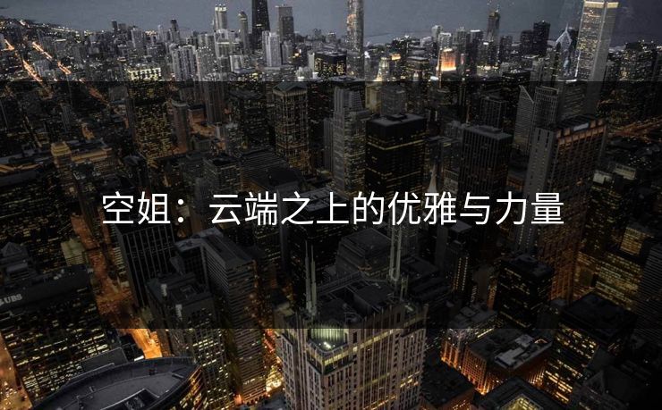 空姐：云端之上的优雅与力量